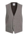 L.b.m 1911 L. B.m. 1911 Man Tailored Vest Brown Size 46 Cotton In Blue