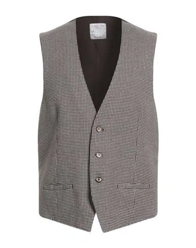 L.b.m 1911 L. B.m. 1911 Man Tailored Vest Brown Size 46 Cotton In Blue