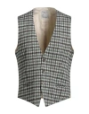 L.b.m 1911 L. B.m. 1911 Man Tailored Vest Green Size 42 Cotton In Gray