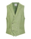 L.b.m 1911 L. B.m. 1911 Man Tailored Vest Green Size 46 Wool, Polyester In Green