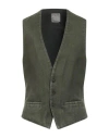 L.b.m 1911 L. B.m. 1911 Man Tailored Vest Military Green Size 42 Wool In Green