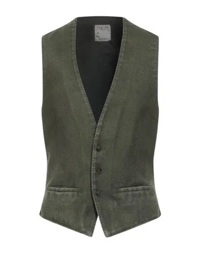 L.b.m 1911 L. B.m. 1911 Man Tailored Vest Military Green Size 42 Wool