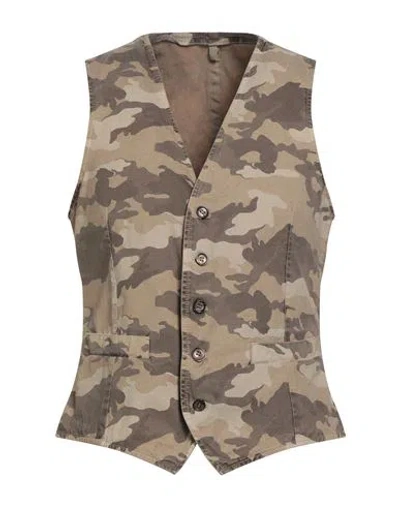 L.b.m 1911 L. B.m. 1911 Man Tailored Vest Sand Size 42 Cotton In Brown