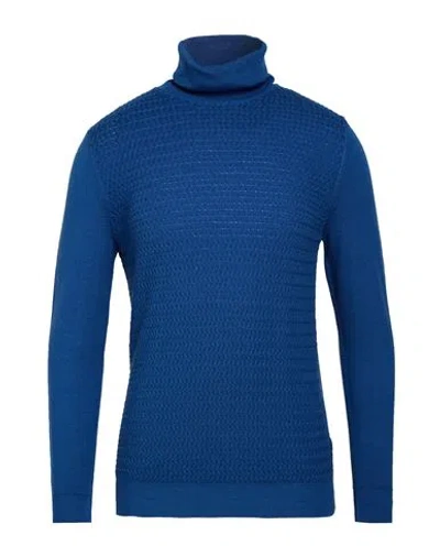 L.b.m 1911 L. B.m. 1911 Man Turtleneck Blue Size 38 Wool In Multi