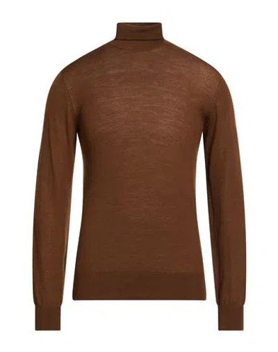 L.b.m 1911 L. B.m. 1911 Man Turtleneck Brown Size 38 Virgin Wool
