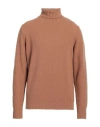 L.b.m 1911 L. B.m. 1911 Man Turtleneck Camel Size 44 Virgin Wool, Polyamide In Beige