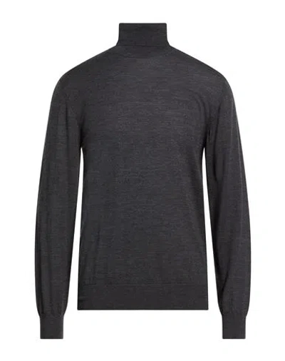 L.b.m 1911 L. B.m. 1911 Man Turtleneck Charcoal Size 44 Virgin Wool In Gray