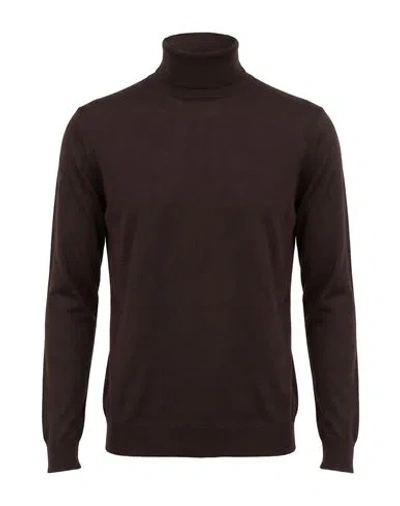 L.b.m 1911 L. B.m. 1911 Man Turtleneck Dark Brown Size 44 Virgin Wool