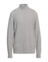 L.b.m 1911 L. B.m. 1911 Man Turtleneck Light Grey Size 46 Virgin Wool, Polyamide
