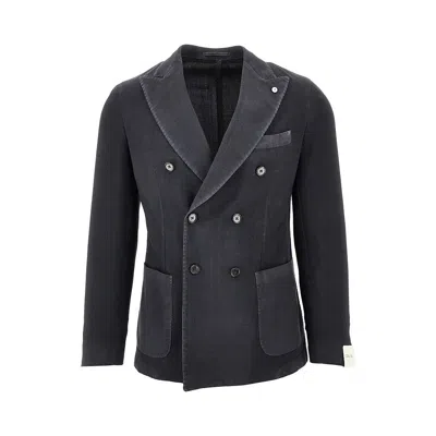 L.b.m 1911 L. B.m. 1911 'tom' Wool Single-breasted Jacket In Blue