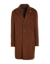 L.b.m 1911 L. B.m. 1911 Woman Coat Brown Size 14 Virgin Wool, Alpaca Wool, Mohair Wool In Brown