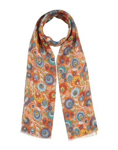L.b.m 1911 L. B.m. 1911 Woman Scarf Orange Size - Linen