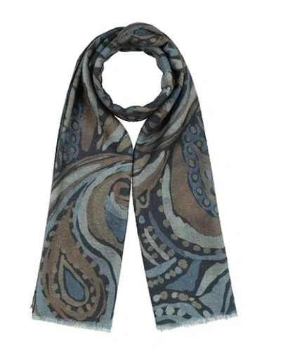 L.b.m 1911 L. B.m. 1911 Woman Scarf Slate Blue Size - Wool, Polyamide