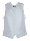 L.b.m 1911 Light Gray Vest In Grey