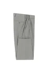 L.b.m 1911 Light Grey Baggy Fit Trousers In Gray