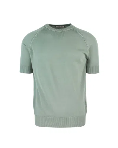 L.B.M 1911 L.B.M. 1911 MAGLIA MEZZA MANICA IN COTONE VERDE