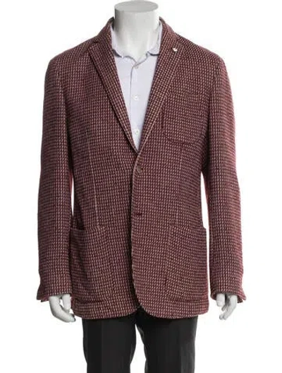 Pre-owned L.b.m 1911 Mens L.b.m. 1911 Woven Blazer