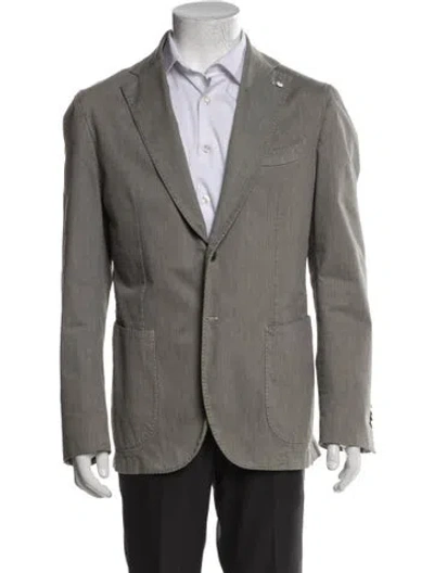 Pre-owned L.b.m 1911 Moto Jacket In Gray