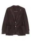 L.b.m 1911 Patch-pocket Blazer In Black