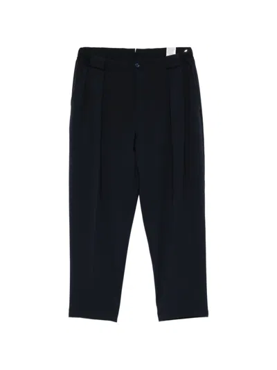 L.b.m 1911 Pleated Elasticated-waist Trousers In Blue