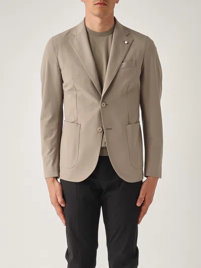 L.b.m 1911 Regolare Tecnica Blazer In Brown