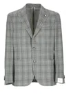 L.b.m 1911 Silk And Wool Jacket In Gray