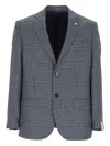 L.b.m 1911 Single-breasted Blazer In Gray