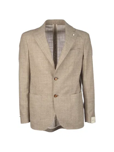 L.b.m 1911 Single-breasted Blazer In Neutral
