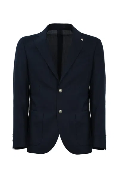 L.B.M 1911 SINGLE-BREASTED COTTON AND WOOL JACKET