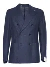 L.b.m 1911 L.b.m. 1911 Single-breasted Jacket In Blue