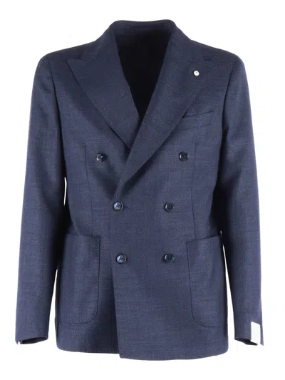 L.b.m 1911 L.b.m. 1911 Single-breasted Jacket In Blue