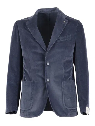 L.b.m 1911 L.b.m. 1911 Single-breasted Jacket In Blue