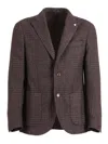 L.b.m 1911 L.b.m. 1911 Single-breasted Jacket In Brown