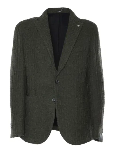 L.b.m 1911 Single-breasted Jacket In Green