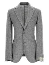 L.b.m 1911 Single-breasted Jersey Jacket In Gray