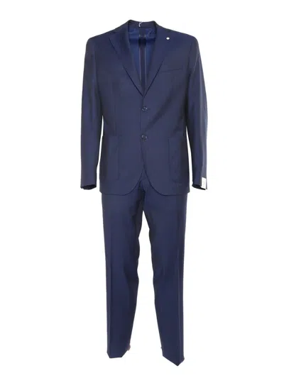 L.b.m 1911 L.b.m. 1911 Single-breasted Suit In Blue