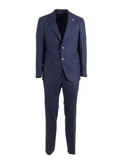 L.b.m 1911 L.b.m. 1911 Single-breasted Suit In Blue