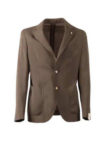 L.b.m 1911 Single-breasted Blazer In Brown