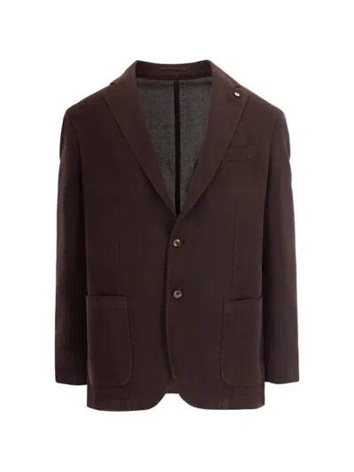 L.b.m 1911 Single-breasted Blazer In Brown