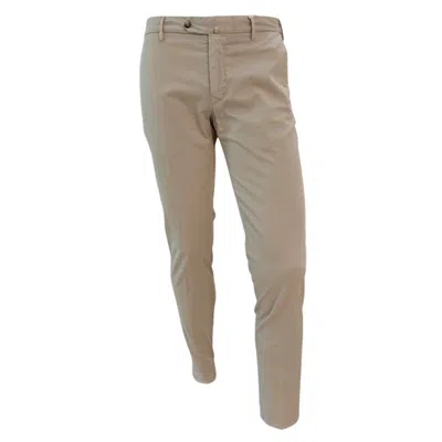 L.b.m 1911 Slim-fit Trousers With Tailored Cut In Neutral