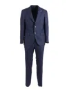 L.b.m 1911 L.b.m. 1911 Single-breasted Suit In Blue