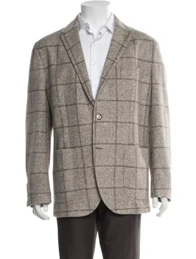 Pre-owned L.b.m 1911 Tweed Pattern Coat In Multi