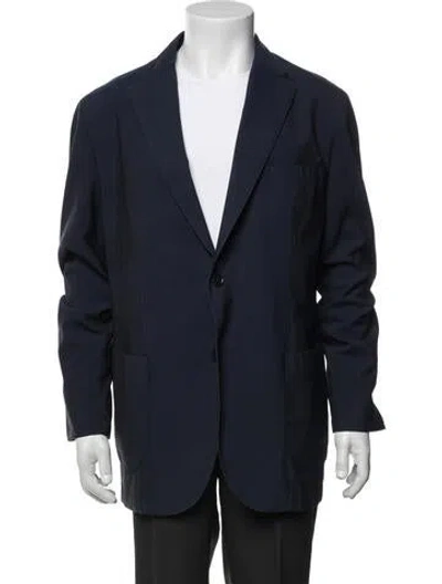 Pre-owned L.b.m 1911 Virgin Wool Blazer In Blue