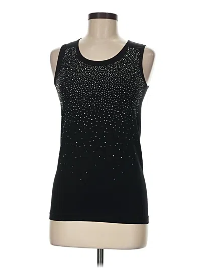 Pre-owned Lc Couture Tank Top Black Strapless Neckline Tops