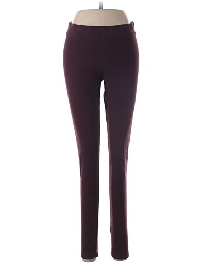 Pre-owned Lc Lauren Conrad Active Pants In Burgundy