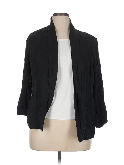 Pre-owned Lc Lauren Conrad Blazer Jacket In Black
