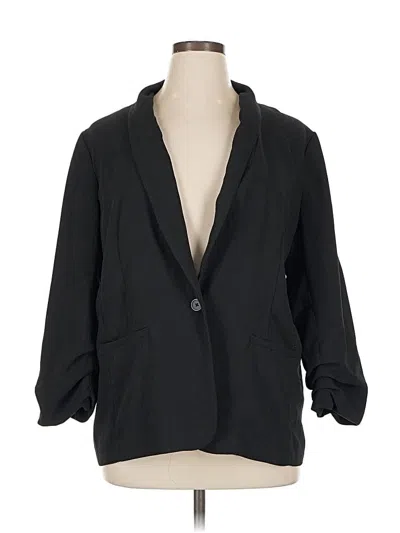 Pre-owned Lc Lauren Conrad Blazer Jacket In Black