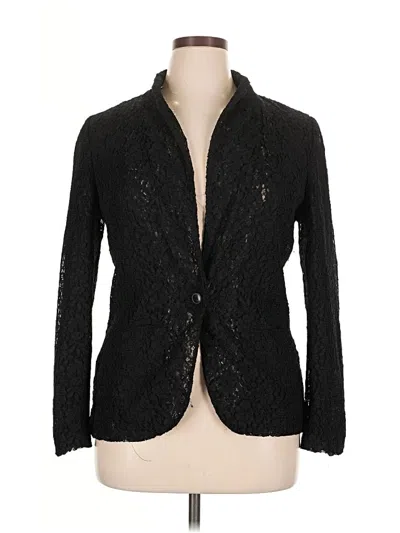 Pre-owned Lc Lauren Conrad Blazer Jacket In Black