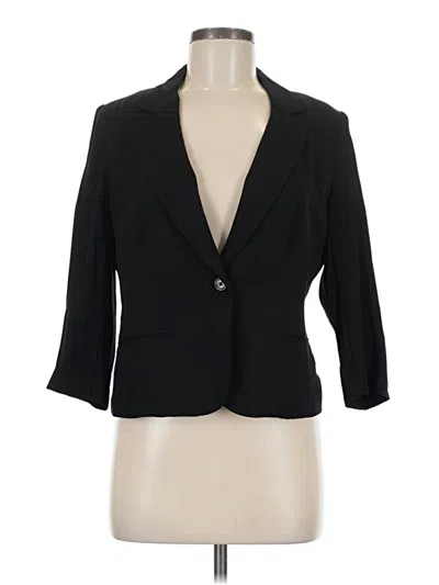Pre-owned Lc Lauren Conrad Blazer Jacket In Black