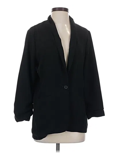 Pre-owned Lc Lauren Conrad Blazer Jacket In Black